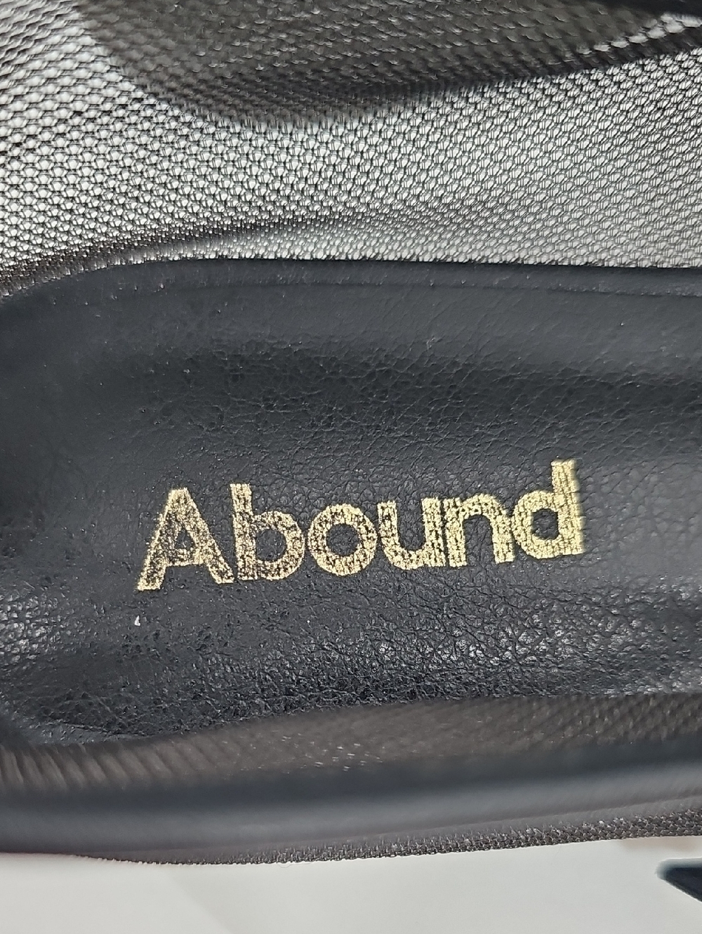 NWOT Abound Galantis Mesh Mary Jane Flats Double-Strap Buckle Shoes Black 8.5 - Picture 13 of 15